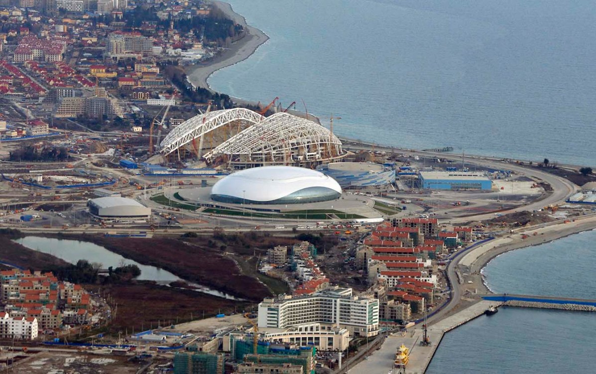 Sochi aerial view